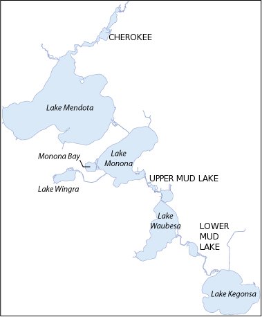 Yahara Lakes Map